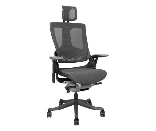 Töötool WAU laia seljatoega, hall