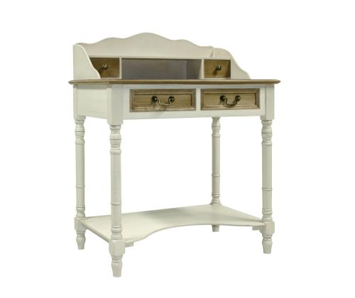 Tualettlaud SAMIRA 80x48xH101cm, antiikvalge/naturaalne