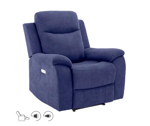 Tugitool MILO elektriline recliner, sinine