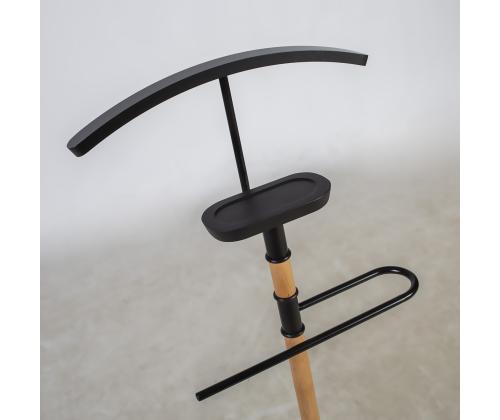 Ülikonnastange FOREST 45x28xH110cm, must/naturaalne