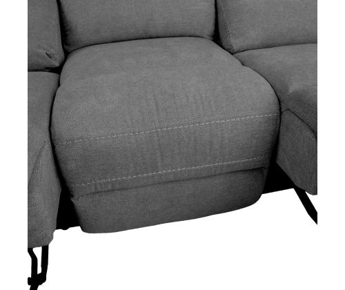 Diivan MIMI 3-kohaline elektriline recliner 208x93xH102cm, hall