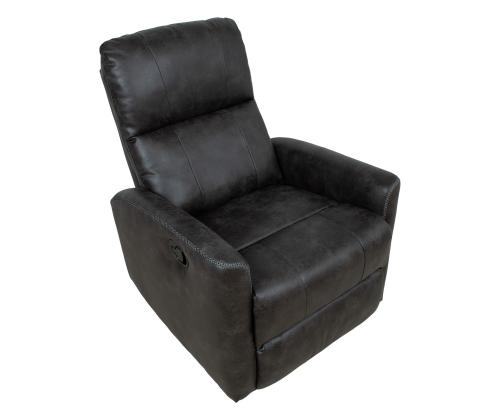 Tugitool DIEGO kiikuv ja pöörlev manuaalne recliner 78x95xH103cm, hall