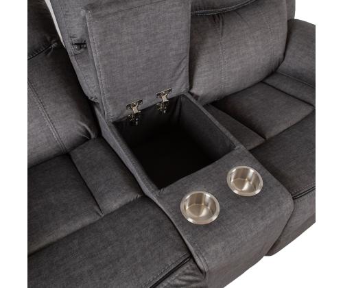 Diivan GENTRY 2-kohaline manuaalne recliner 190x98xH104cm, hall