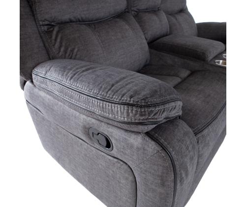 Diivan GENTRY 2-kohaline manuaalne recliner 190x98xH104cm, hall
