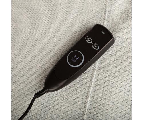 Tugitool KATY elektriline recliner massažifunktsiooniga 78x97xH100cm, sinakasvalge