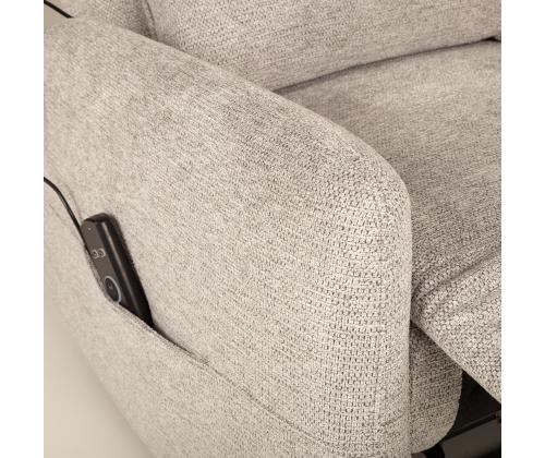 Tugitool KATY elektriline recliner massažifunktsiooniga 78x97xH100cm, hall