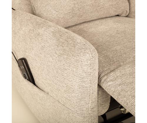 Tugitool KATY elektriline recliner massažifunktsiooniga 78x97xH100cm, beež