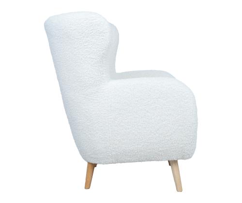 Tugitool ELISA 91x88x98cm, soe valge