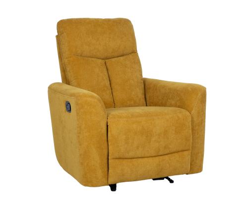 Tugitool GEMMA manuaalne recliner 89x98xH106cm, tumekollane