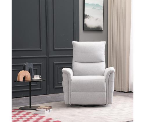 Tugitool GIANNI elektriline lift recliner 85x86xH106cm, hallikasvalge