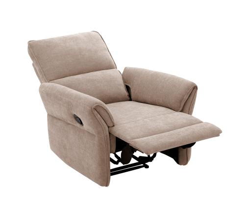 Tugitool DAMIKA elektriline recliner 85x92xH103cm, helepruun
