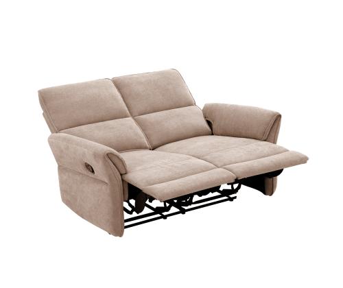 Diivan DAMIKA 2-kohaline elektriline recliner 143x92xH103cm, helepruun