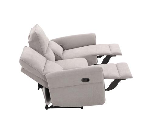 Diivan DAMIKA 3-kohaline elektriline recliner 200x92xH103cm, hall