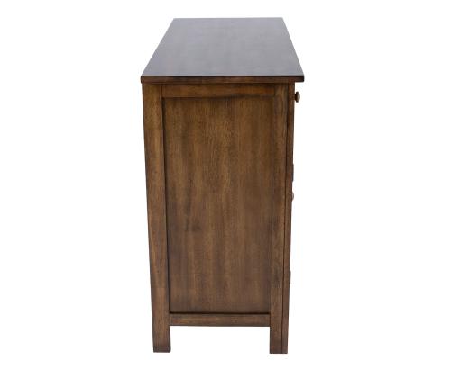 Kummut JAMES 120x46xH91cm, rustik tamm