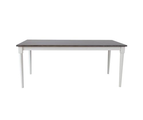 Söögilaud JANELLE 183x91xH75cm, hall/valge