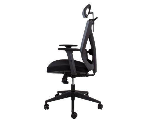 Arvutitool/kontoritool MIKE 64x65xH110-120cm, must/hall