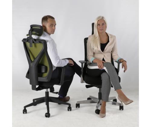 Arvutitool/kontoritool MIKE 64x65xH110-120cm, must/hall