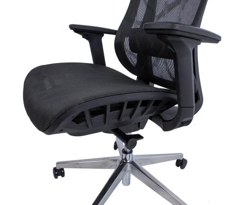 Arvutitool/kontoritool FLEX 70x70xH116-126cm, must