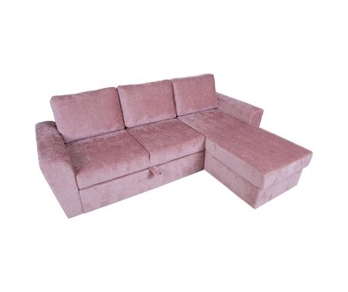 Nurgadiivanvoodi INGMAR 242x168/92xH92cm, roosa