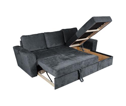 Nurgadiivanvoodi INGMAR 242x168/92xH92cm, antratsiithall