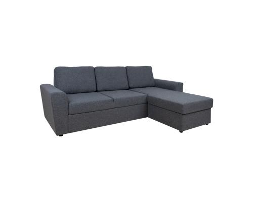 Nurgadiivanvoodi INGMAR 242x168/92xH92cm, tumehall