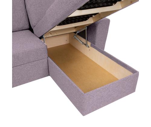 Nurgadiivanvoodi INGMAR 242x168/92xH92cm, vanaroosa