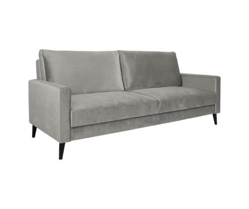 Diivanvoodi ANNA pesukastiga 222x86xH98cm, beež samet