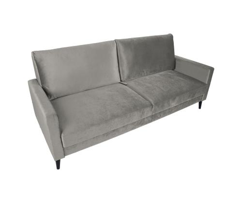 Diivanvoodi ANNA pesukastiga 222x86xH98cm, beež samet