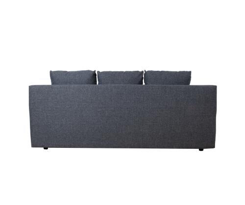 Diivanvoodi VELLA pesukastiga 195x92xH76cm, tumehall