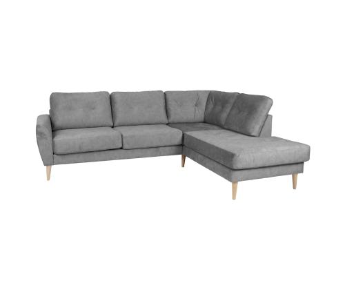 Nurgadiivan HEIVI PN 250x200/90xH90cm, hall samet