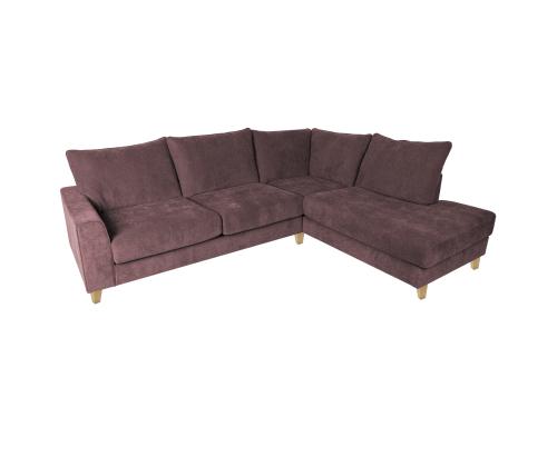 Nurgadiivan LAYLA PN 265x94x208xH90cm, hallikasroosa