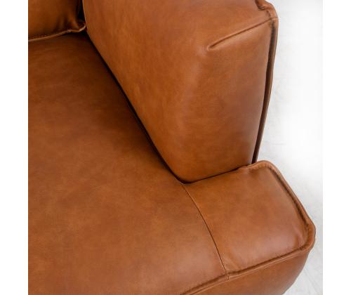 Diivan LEO 136x86xH85cm, helepruun