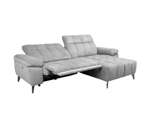 Nurgadiivan LUZERN PN elektriline recliner 264x87/160xH85cm, helehall