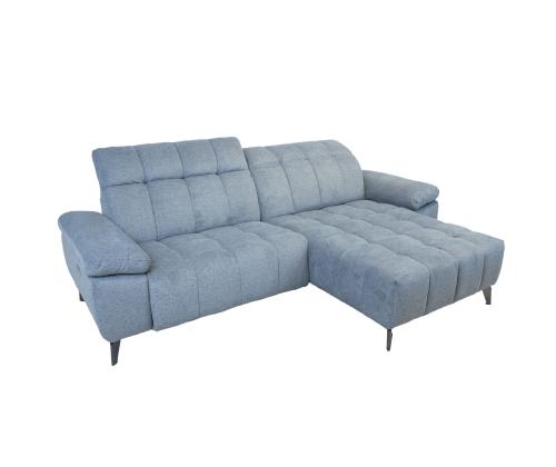 Nurgadiivan LUZERN PN elektriline recliner 264x87/160xH85cm, sinakashall