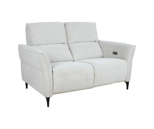 Diivan MIAMI 2-kohaline elektriline recliner 154x92xH99cm, helebeež