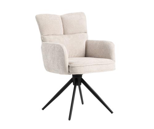 Tool LORENA pöörlev 59x62xH90cm, valge