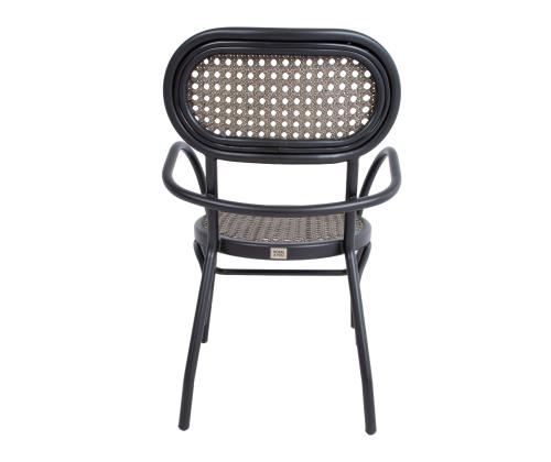 Tool BOLGHERI must 56x62xH83cm, alumiiniumraam, plastikpunutis