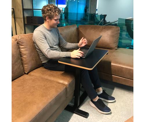 Reguleeritav laud ERGO 1-mootoriga 70x40cm, must