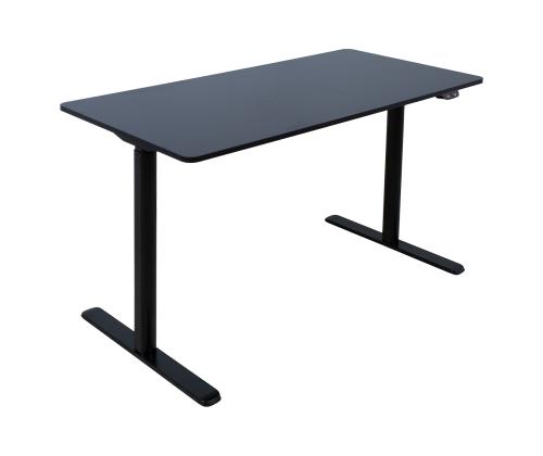 Töölaud ERGO LIGHT 1-mootoriga 120x60xH72,5-117,5cm, must