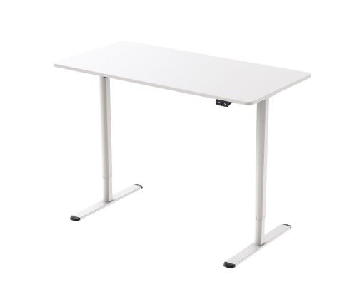 Töölaud ERGO LIGHT 1-mootoriga 120x60xH72,5-117,5cm, valge