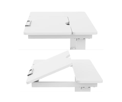 Laste töölaud ERGO KID 1-mootoriga 112x60xH56-80cm, valge