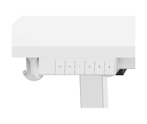 Laste töölaud ERGO KID 1-mootoriga 112x60xH56-80cm, valge