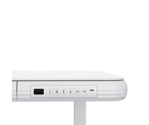 Töölaud ERGO FIT 1-mootoriga 122x62xH73,5-118cm, valge