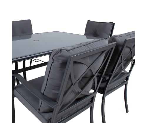 Aiamööblikomplekt BOSLER laud ja 6 tooli