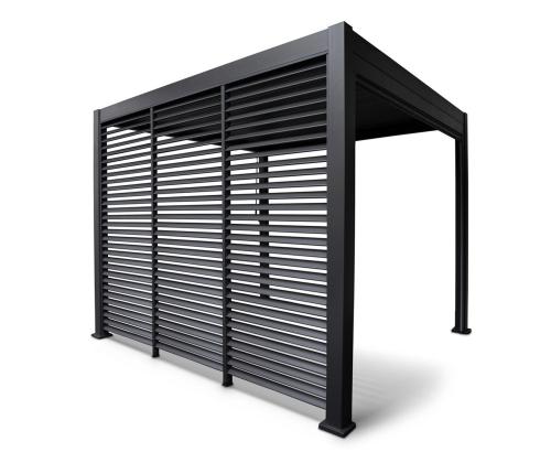 Lamellsein varikatusele MIRADOR 93x235cm, tumehall