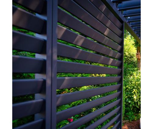 Lamellsein varikatusele MIRADOR-111 4m, tumehall