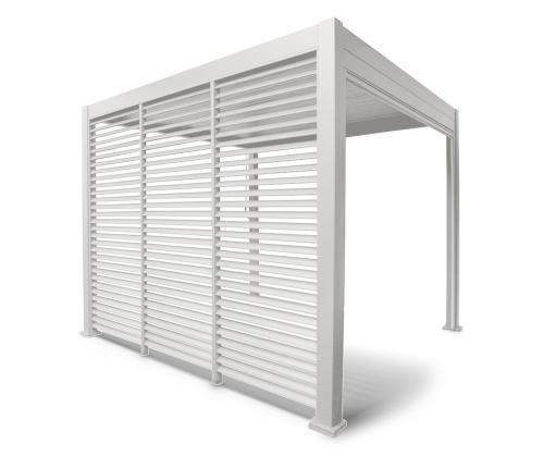 Lamellsein varikatusele MIRADOR-111 4m, valge