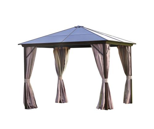 Varikatus SUNSET 3x3xH2,67m, pruun/taupe