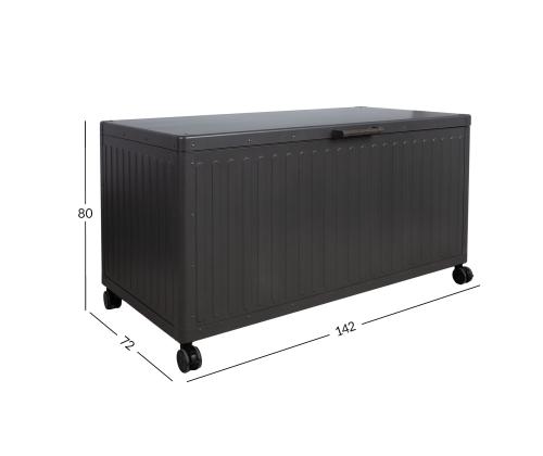 Säilituskast MIRADOR 142x72xH80cm, tumehall