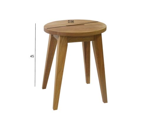 Taburet MONDEO D36xH45cm, tamm
